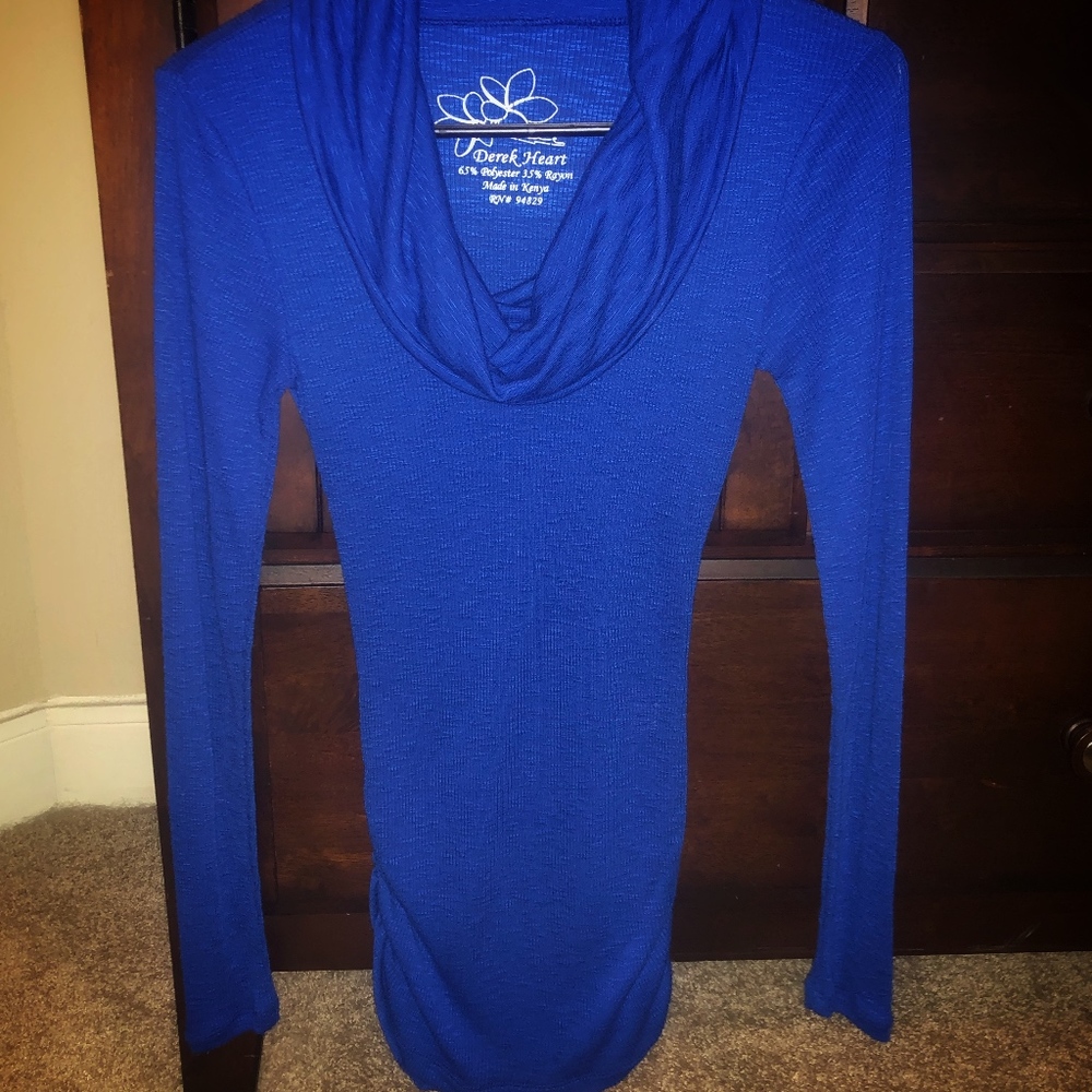 Royal Blue Long-Sleeve Top